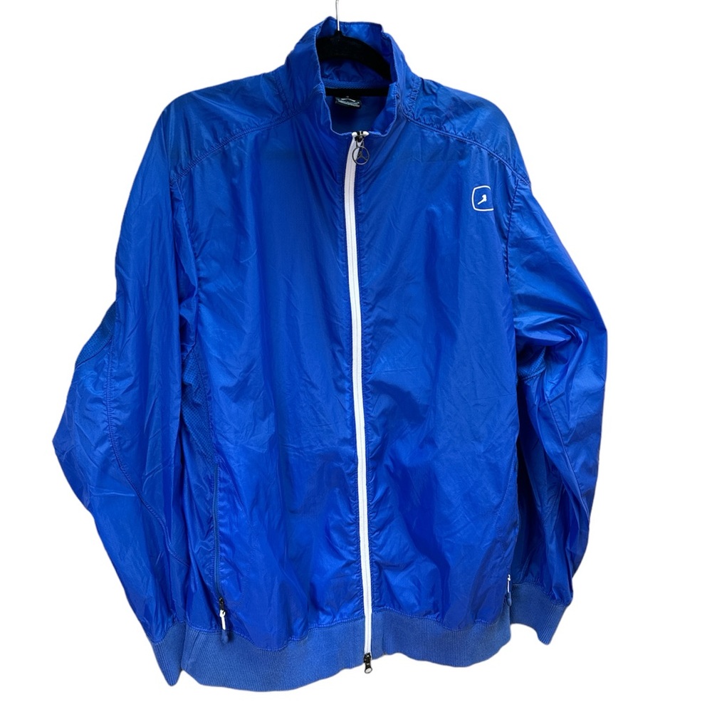 NIKE AIR JORDAN Michael Men's Blue Full Zip Windbreaker Jacket Jumpman